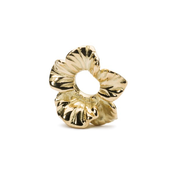 Trollbeads - Autumn 2019 - Fantasy Hibiscus, Gold