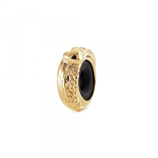 Trollbeads - Herbsherz Spacer, 18k vergoldet