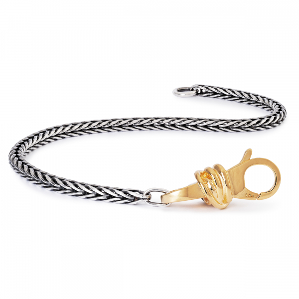 Trollbeads - Lucky Knot Bracelet, gold plated Lock