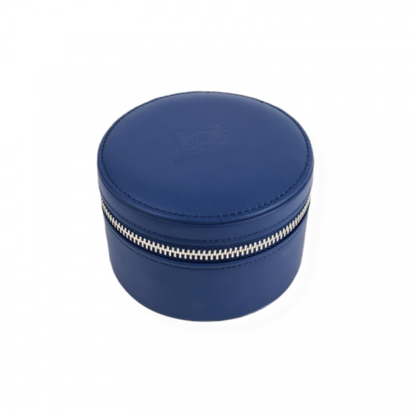 Trollbeads - Round Travel Jewellery Box - blue