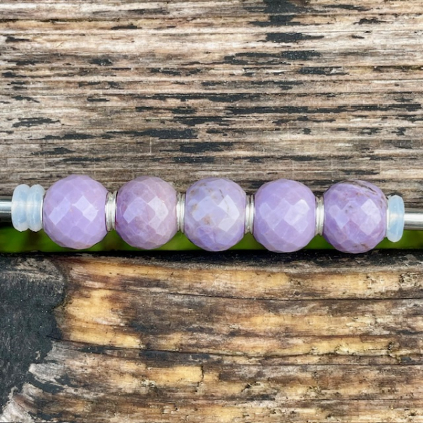 Trollbeads - Runde Purple Jade, facettiert - WYSIWYG