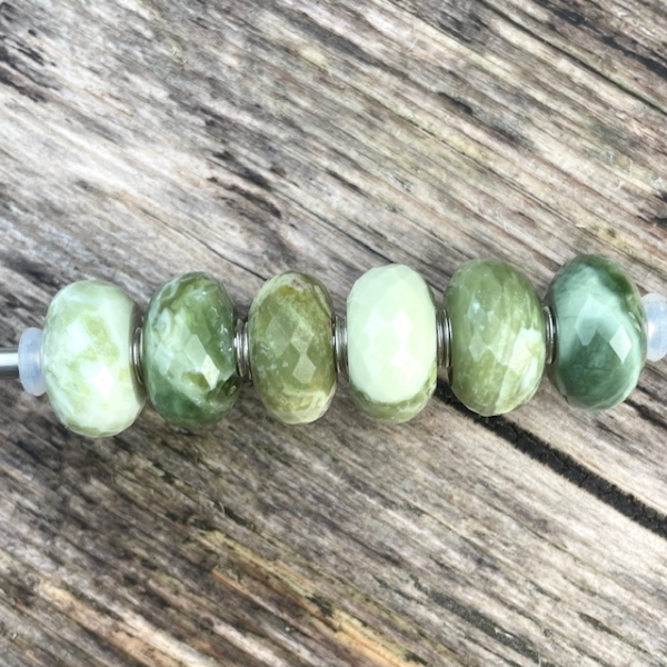 Trollbeads - Grün Gelber Calzit - WYSIWYG