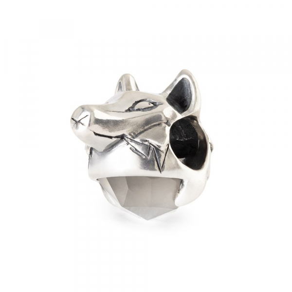 Trollbeads - Wahrer Instinkt - Wolf mit grauem Mondstein