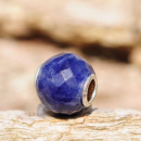 Trollbeads - Runder Blauer Sodalith, facettiert