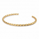 Trollbeads - Twisted Gold Plated Bangle