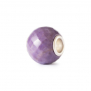 Trollbeads - Runde Purple Jade, facettiert
