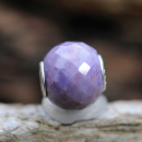 Trollbeads - Runde Purple Jade, facettiert
