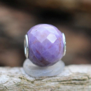 Trollbeads - Runde Purple Jade, facettiert