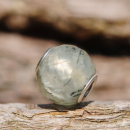 Trollbeads - Runder Prehnit, facettiert