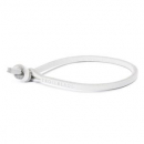 Trollbeads - Single Leather Bracelet, White